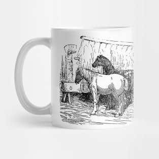 Vintage Horses Design Mug